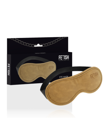 FETISH SUBMISSIVE ORIGEN - ANTIFAZ CUERO VEGANO CON FORRO DE NEOPRENO