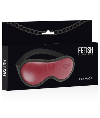 FETISH SUBMISSIVE DARK ROOM - ANTIFAZ CUERO VEGANO CON FORRO DE NEOPRENO
