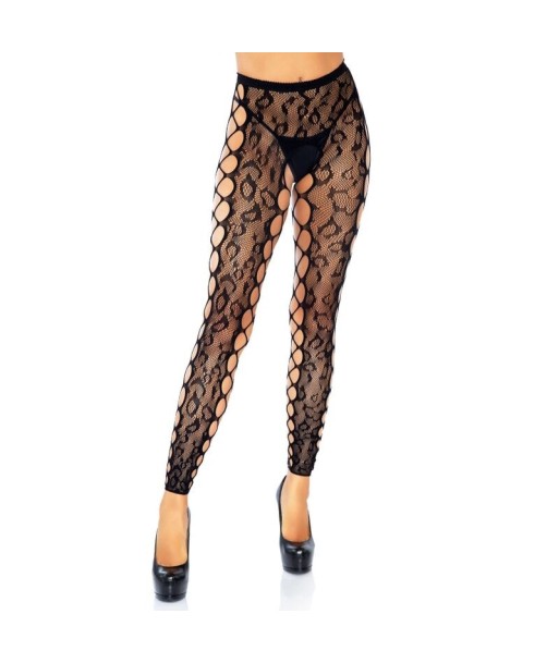 LEG AVENUE - FOOTLESS CROTHLESS TIGHTS ONE SIZE LEG AVENUE - FOOTLESS CROTHLESS TIGHTS ONE SIZE