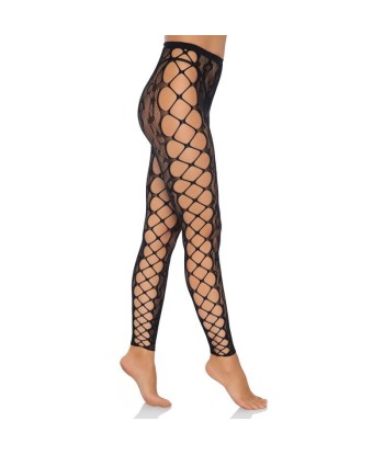 LEG AVENUE - FOOTLESS CROTHLESS TIGHTS ONE SIZE