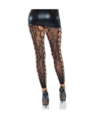 LEG AVENUE - FOOTLESS CROTHLESS TIGHTS ONE SIZE