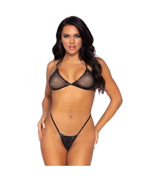 LEG AVENUE - SET EN CUERPO DE RED TOP Y TANGA TALLA ÚNICA LEG AVENUE - SET EN CUERPO DE RED TOP Y TANGA TALLA ÚNICA