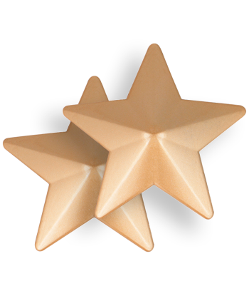 COQUETTE CHIC DESIRE - CUBRE PEZONES METAL ESTRELLAS