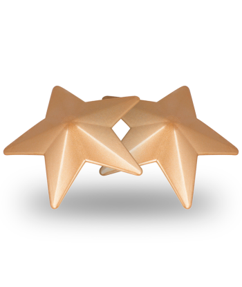 COQUETTE CHIC DESIRE - CUBRE PEZONES METAL ESTRELLAS