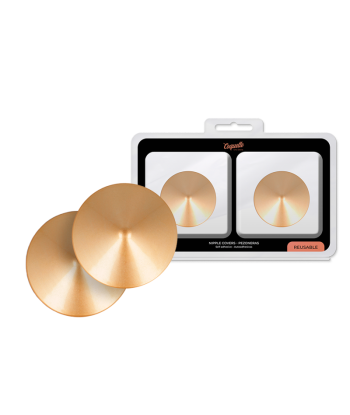 COQUETTE CHIC DESIRE - CUBRE PEZONES METAL CIRCULOS DORADOS
