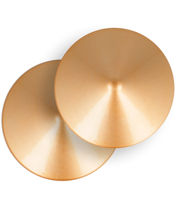 COQUETTE CHIC DESIRE - CUBRE PEZONES METAL CIRCULOS DORADOS