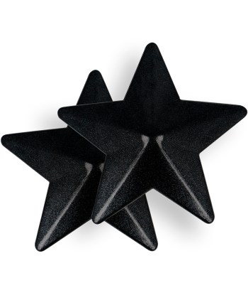 COQUETTE CHIC DESIRE - CUBRE PEZONES METAL ESTRELLAS NEGRAS