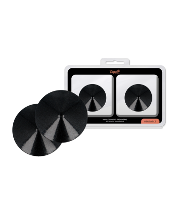 COQUETTE CHIC DESIRE - CUBRE PEZONES METAL CIRCULOS NEGROS