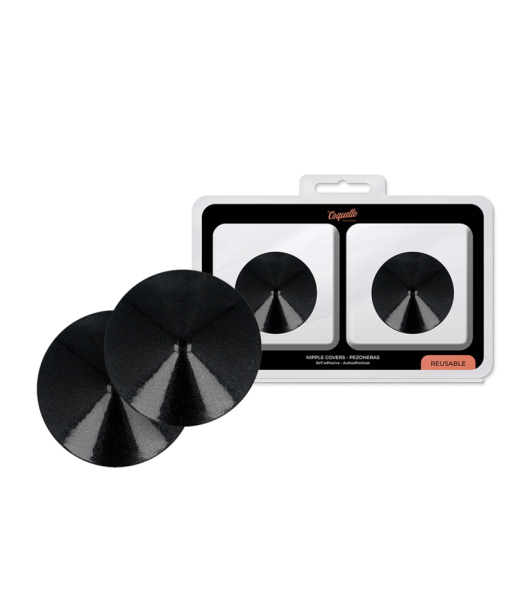 COQUETTE CHIC DESIRE - CUBRE PEZONES METAL CIRCULOS NEGROS COQUETTE CHIC DESIRE - CUBRE PEZONES METAL CIRCULOS NEGROS