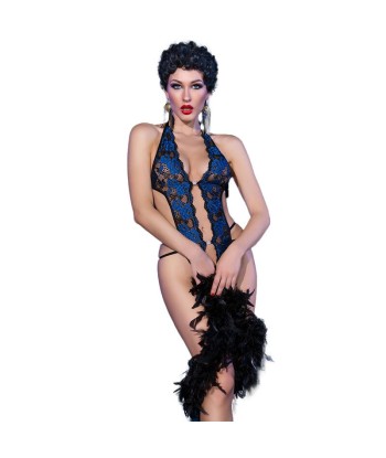 CHILIROSE - CR 4479 BODY CROTCHLESS AZUL S-M