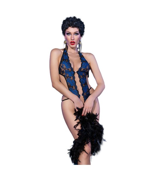 CHILIROSE - CR 4479 BODY CROTCHLESS AZUL S-M CHILIROSE - CR 4479 BODY CROTCHLESS AZUL S-M