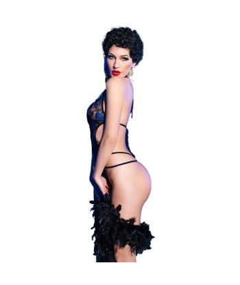CHILIROSE - CR 4479 BODY CROTCHLESS AZUL S-M