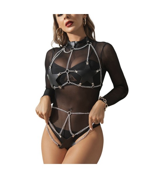 SUBBLIME - ARNÉS CUERPO ENTERO ESTRELLA DETALLE CADENA TALLA ÚNICA SUBBLIME - ARNÉS CUERPO ENTERO ESTRELLA DETALLE CADENA TALLA ÚNICA