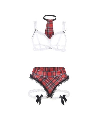 SUBBLIME - DISFRAZ DE COLEGIALA SEXY CON SUJETADOR L-XL