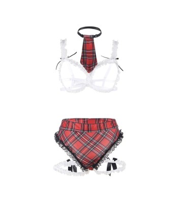 SUBBLIME - DISFRAZ DE COLEGIALA SEXY CON SUJETADOR L-XL