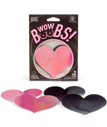 SECRET PLAY - WOW BOOBS CUBRE PEZONES CORAZÓN