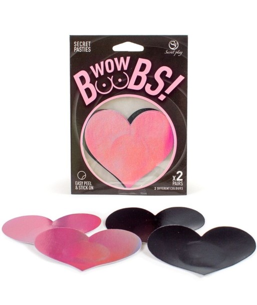 SECRET PLAY - WOW BOOBS CUBRE PEZONES CORAZÓN SECRET PLAY - WOW BOOBS CUBRE PEZONES CORAZÓN