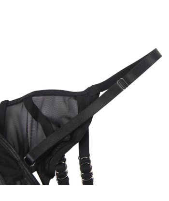 SUBBLIME - SET DOS PIEZAS SUJETADOR TRANSPARENCIAS Y TIRAS S-M