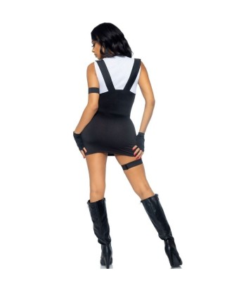LEG AVENUE - DISFRAZ OFICIAL DE SWAT SEXY NEGRO M-L
