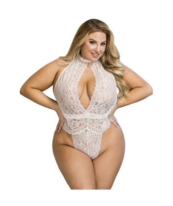 SUBBLIME - 953867 BODY DE ENCAJE BLANCO L-XL