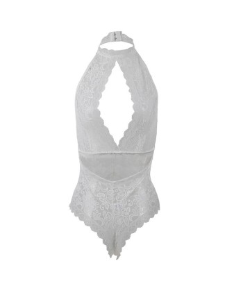 SUBBLIME - 953867 BODY DE ENCAJE BLANCO L-XL