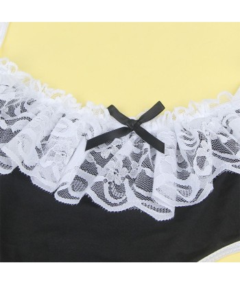 SUBBLIME - 954307 DISFRAZ DE CRIADA SEXY NEGRO-BLANCO S-M