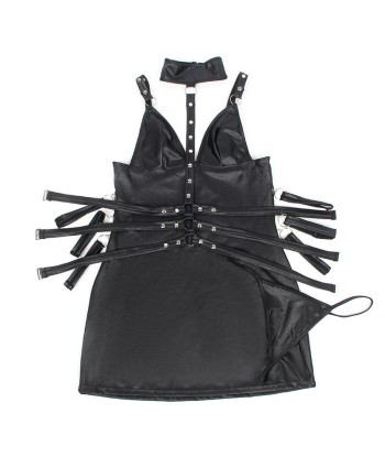 SUBBLIME - 954413 BODY BONDAGE DE CUERO NEGRO L-XL