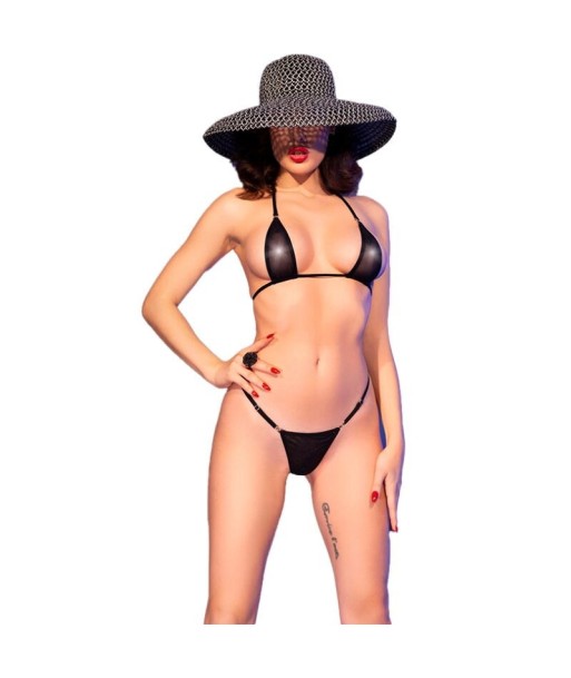 CHILIROSE - CR 4840 MICRO BIKINI NEGRO S-M