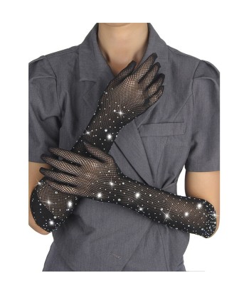 SUBBLIME - 957469 GUANTES TRANSPARENTES CON BRILLO NEGRO S-M