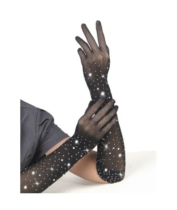 SUBBLIME - 957469 GUANTES TRANSPARENTES CON BRILLO NEGRO S-M