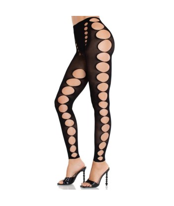 LEG AVENUE - MEDIAS OPACAS SIN TIRANTES Y COSTURAS NEGRO