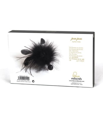 BIJOUX - POM POM PLUMERO DE PLUMAS