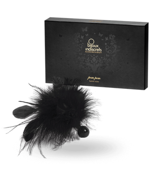 BIJOUX - POM POM PLUMERO DE PLUMAS