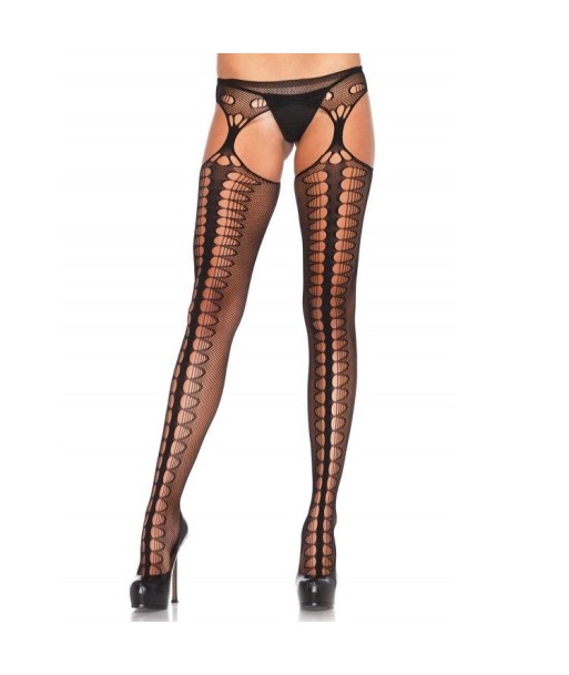 LEG AVENUE - MEDIAS CON LIGUERO EXCLUSIVE NEGRO LEG AVENUE - MEDIAS CON LIGUERO EXCLUSIVE NEGRO