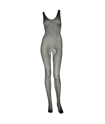 LEG AVENUE - BODYSTOCKING CON ABERTURA Y BRILLANTES T.U