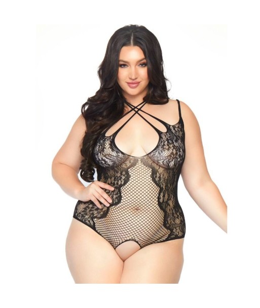 LEG AVENUE - TEDDY CON ABERTURA 1X-2X