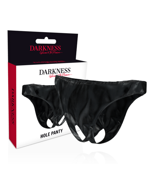 DARKNESS - PANTIES CON ABERTURA UNISEX TALLA ÚNICA DARKNESS - PANTIES CON ABERTURA UNISEX TALLA ÚNICA
