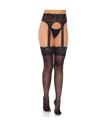 LEG AVENUE - MEDIAS CON LIGUERO OPACAS TALLA ÚNICA