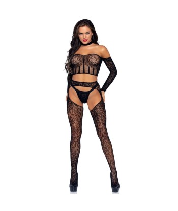 LEG AVENUE - SET TRES PIEZAS TALLA ÚNICA
