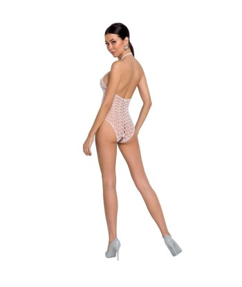 PASSION - WOMAN BS087 BODYSTOCKING BLANCO TALLA ÚNICA