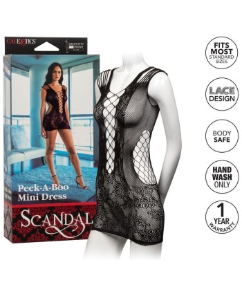 CALEXOTICS - PEEK-A-BOO MINI VESTIDO TALLA ÚNICA
