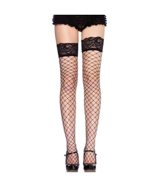 LEG AVENUE - MEDIAS DE RED and ENCAJE NEGRO