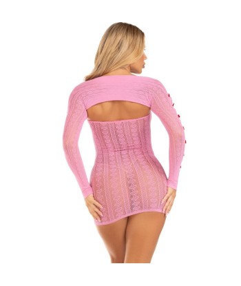LEG AVENUE - VESTIDO CORAZON and LAZOS ROSA TALLA ÚNICA