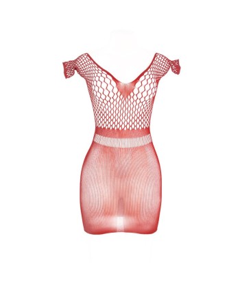 SUBBLIME - 951924 VESTIDO DE REJILLA CROCHÉ CORTO ROJO TALLA ÚNICA