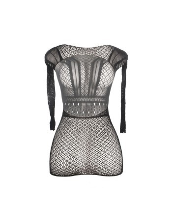 SUBBLIME - 951931 VESTIDO DE REJILLA CORTO CON ESPALDA DESCUBIERTA TALLA ÚNICA