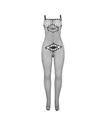 SUBBLIME - 952112 BODYSTOCKING DE REJILLA CON DETALLE EN PECHO Y VIENTRE NEGRO TALLA ÚNICA