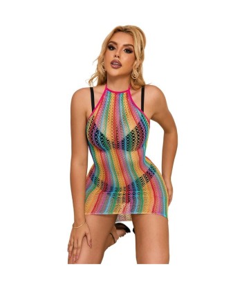 SUBBLIME - 952341 VESTIDO DE REJILLA ARCOIRIS TALLA ÚNICA