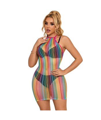 SUBBLIME - 952341 VESTIDO DE REJILLA ARCOIRIS TALLA ÚNICA