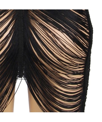 SUBBLIME - 954222 VESTIDO DE TIRAS TANGA NEGRO S-M