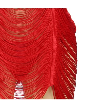 SUBBLIME - 954246 VESTIDO DE FLECOS TANGA ROJO S-M